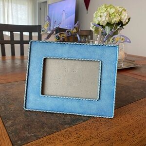 Precious Early 00s Bouncy Blue Butterfly Decorated Picture Frame